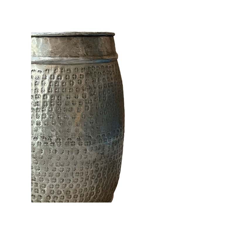 P-MD821-SI Type 21 42cm round silver vase