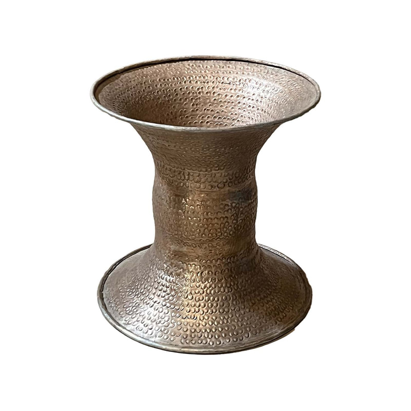 P-MD822-BA Type 22 45cm brass goblet shaped vase