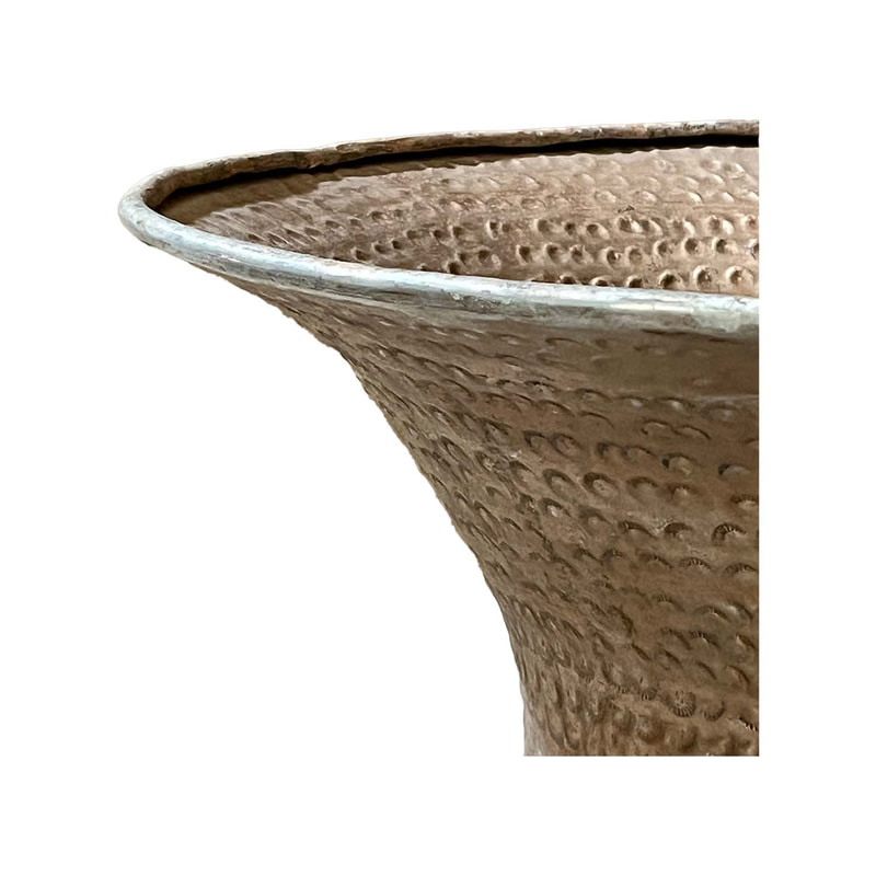 P-MD822-BA Type 22 45cm brass goblet shaped vase