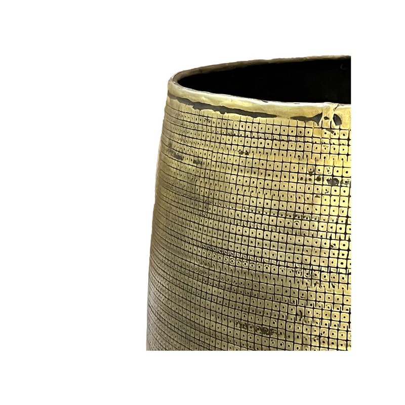 P-MD825-GD Type 25 58cm round gold vase