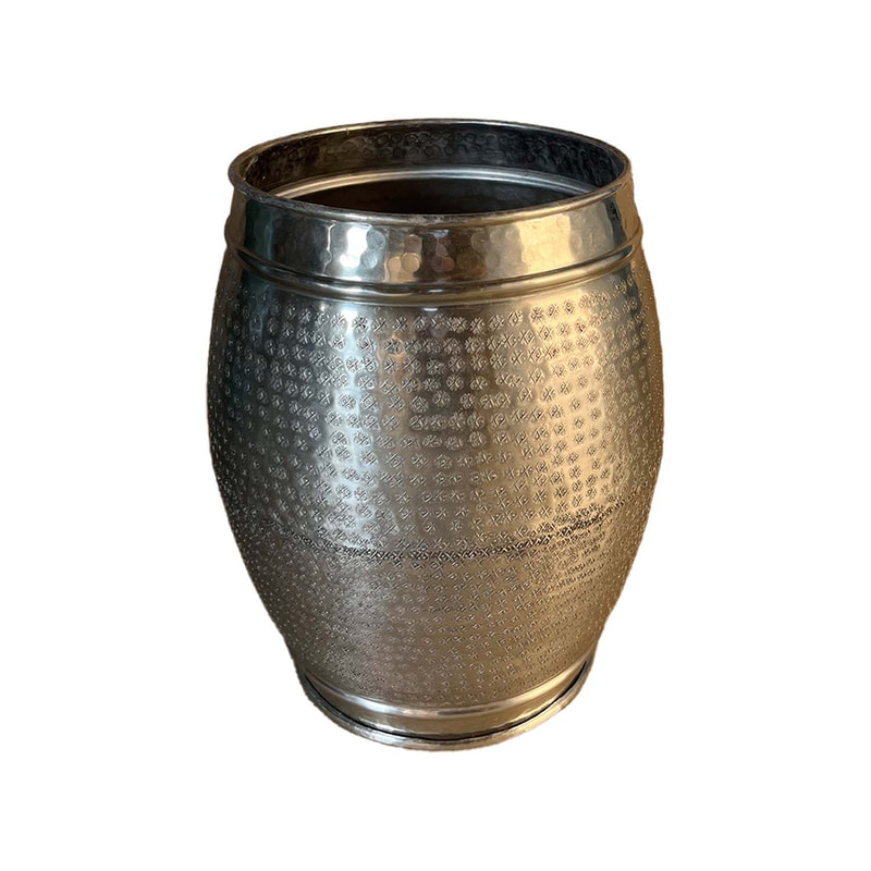 P-MD826-SI Type 26 40cm round silver vase