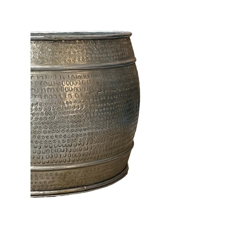 P-MD828-SI Type 28 48cm round silver vase