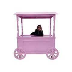 Market Cart - Type 1 - Pink + Gold  ​P-MO101-PG