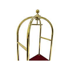 P-MO153-RG Luggage Trolley - 200cm - Gold & Red 