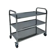 Stainless Steel Trolley - Type 1 - Silver ​P-MO111-SI