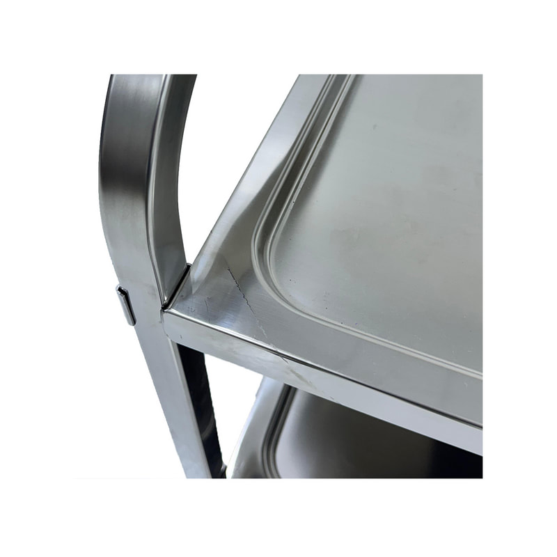 P-MO111-SI Type 1 95cm stainless steel food service  trolley