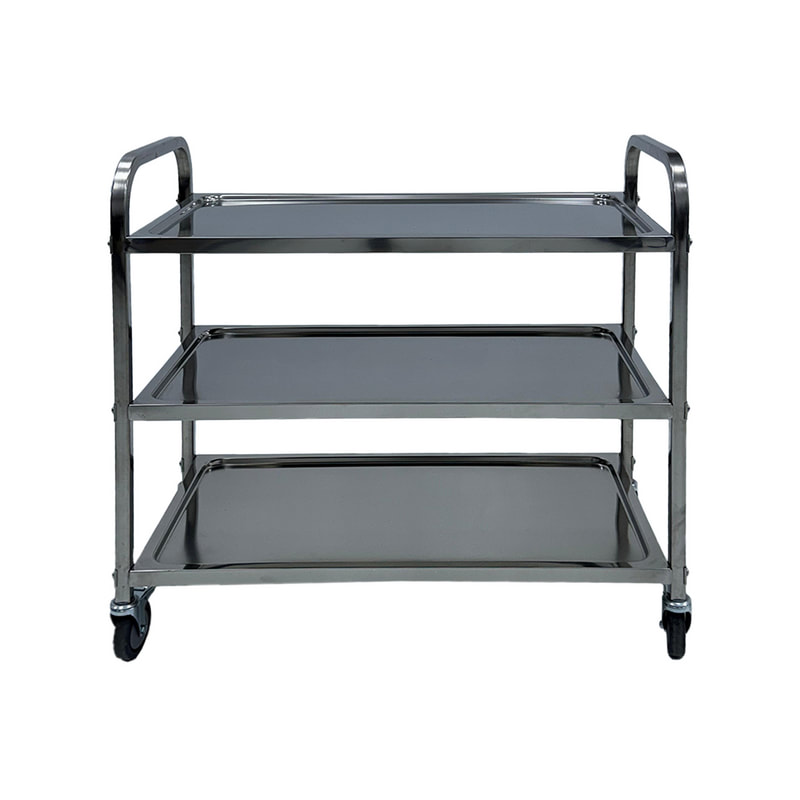 P-MO111-SI Type 1 95cm stainless steel food service  trolley