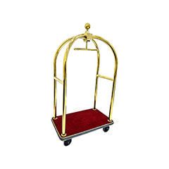 P-MO153-RG Luggage Trolley - 200cm - Gold & Red 