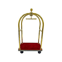 P-MO153-RG Luggage Trolley - 200cm - Gold & Red 