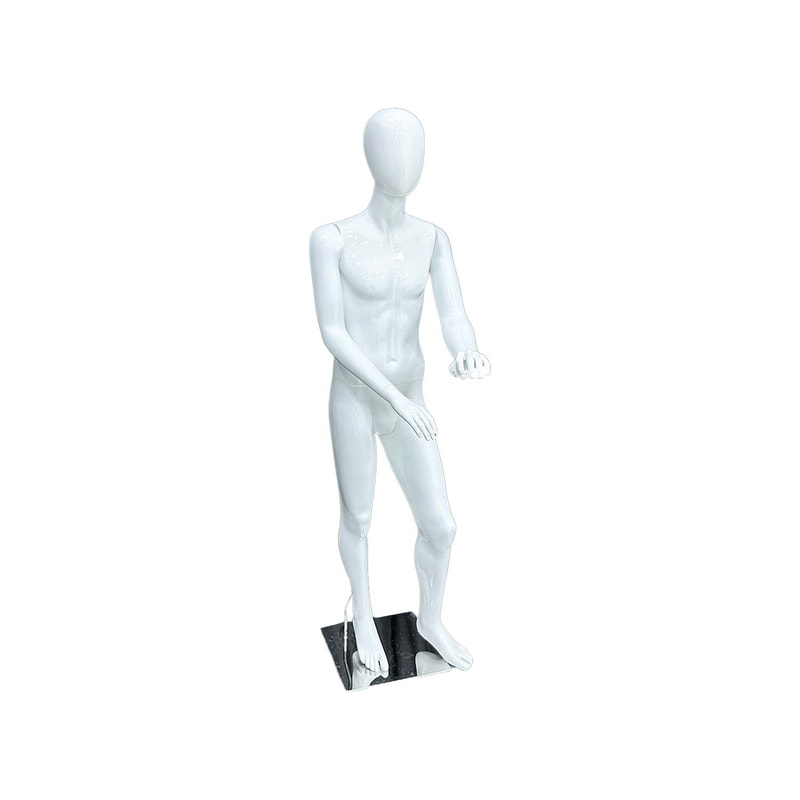 P-MQ101-WH Male mannequin in white