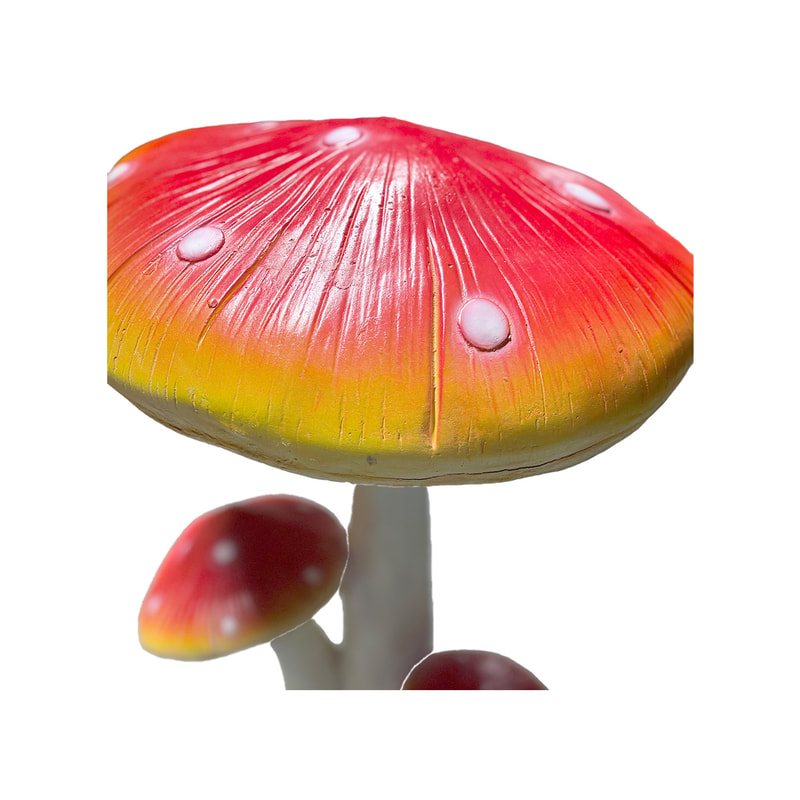 P-MU105-MC Type 5 decorative mushroom triple on base
