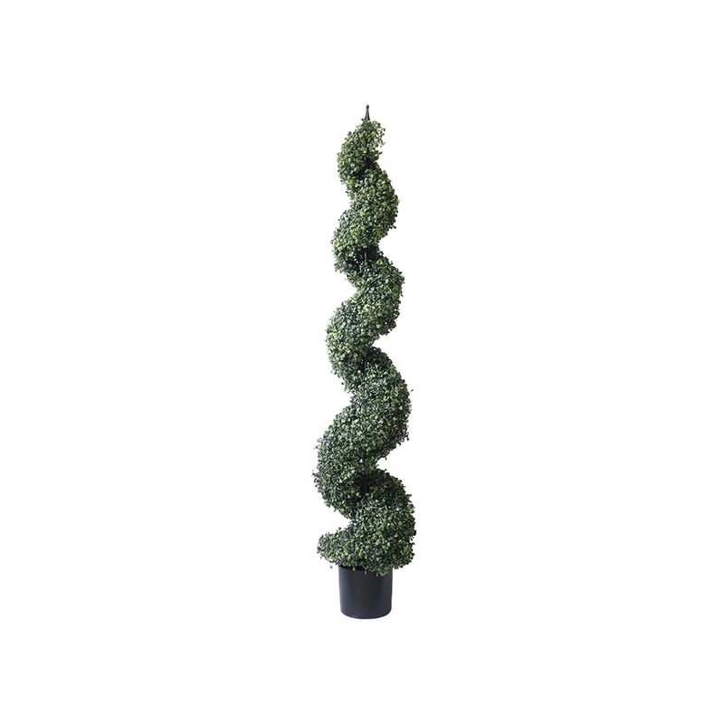 P-NN120-NL 150cm high 'Nearly natural' Spiral Topiary