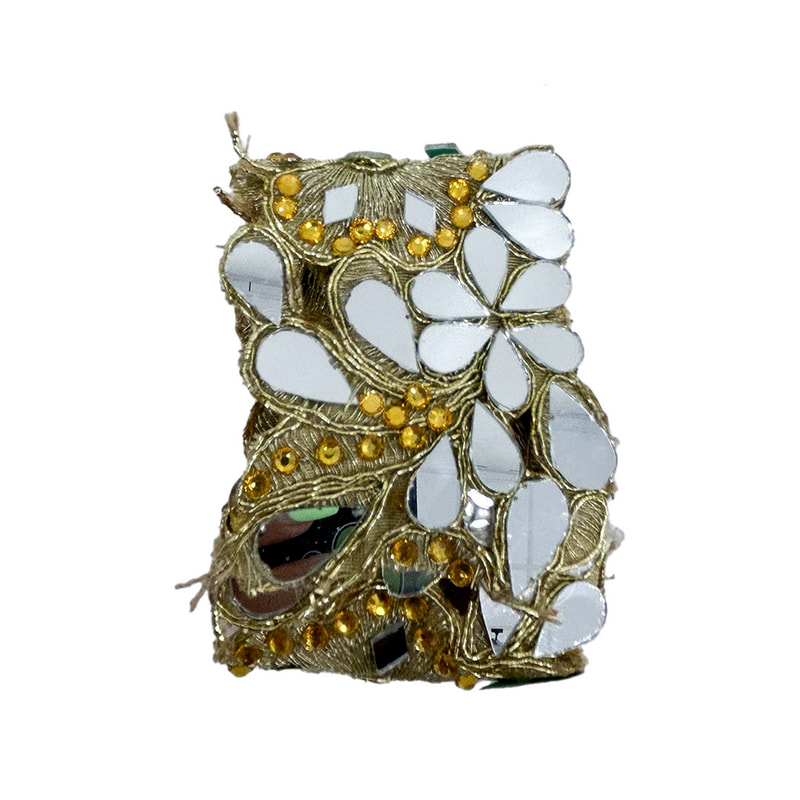 P-NP101-GD 5cm dia Type 1 napkin ring with gold mirror