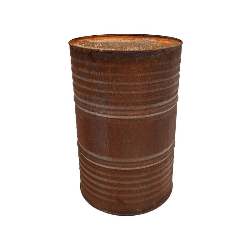 P-OL802-DS Type 2 theme barrel rusted and distressed