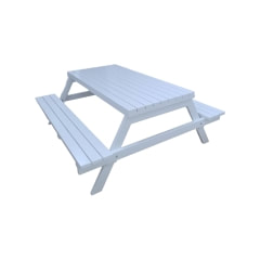 Portable Picnic Bench - White P-PB801-WH