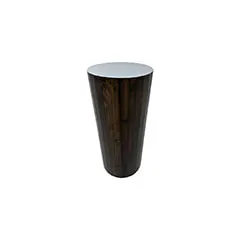 Pedestal - Type 3 - White + Wood  ​P-PD103-WW