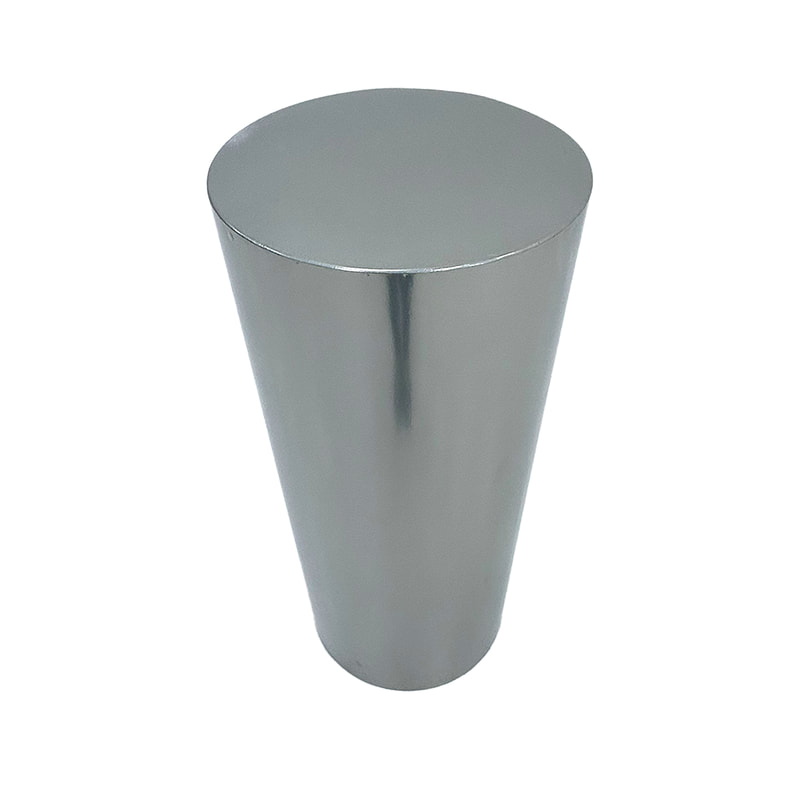 P-PD104-SI 100cm type 4 silver round metal display pedestal