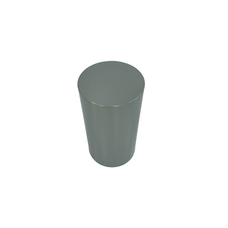 P-PD107-SI 56cm type 7 silver round metal display pedestal