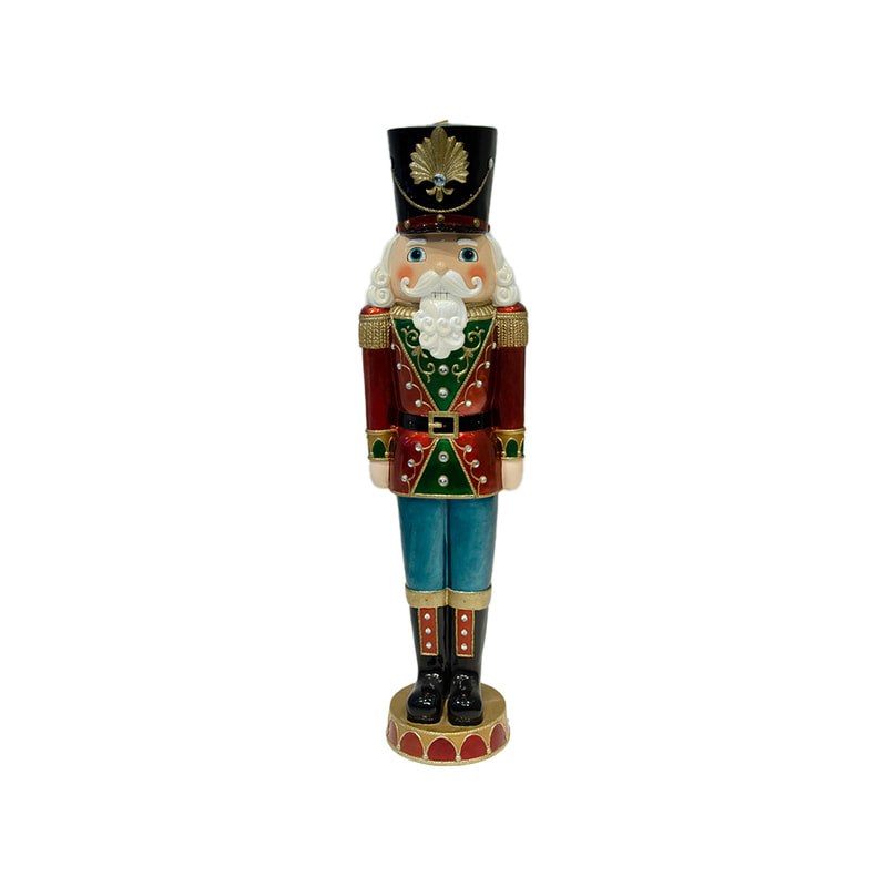 P-PH130-MC 192cm high giant nutcracker with glossy finish and inbuilt lighting