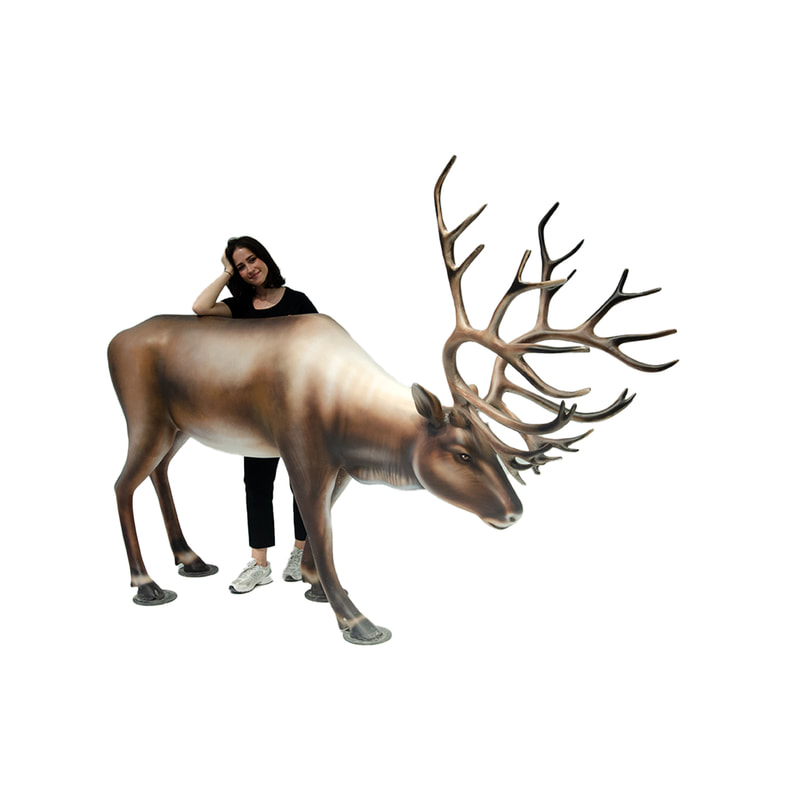 P-PH131-LI Life-size reindeer