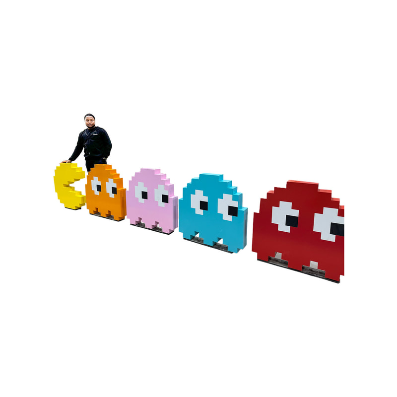 P-PH146-MC 60cm Pac-Man Set