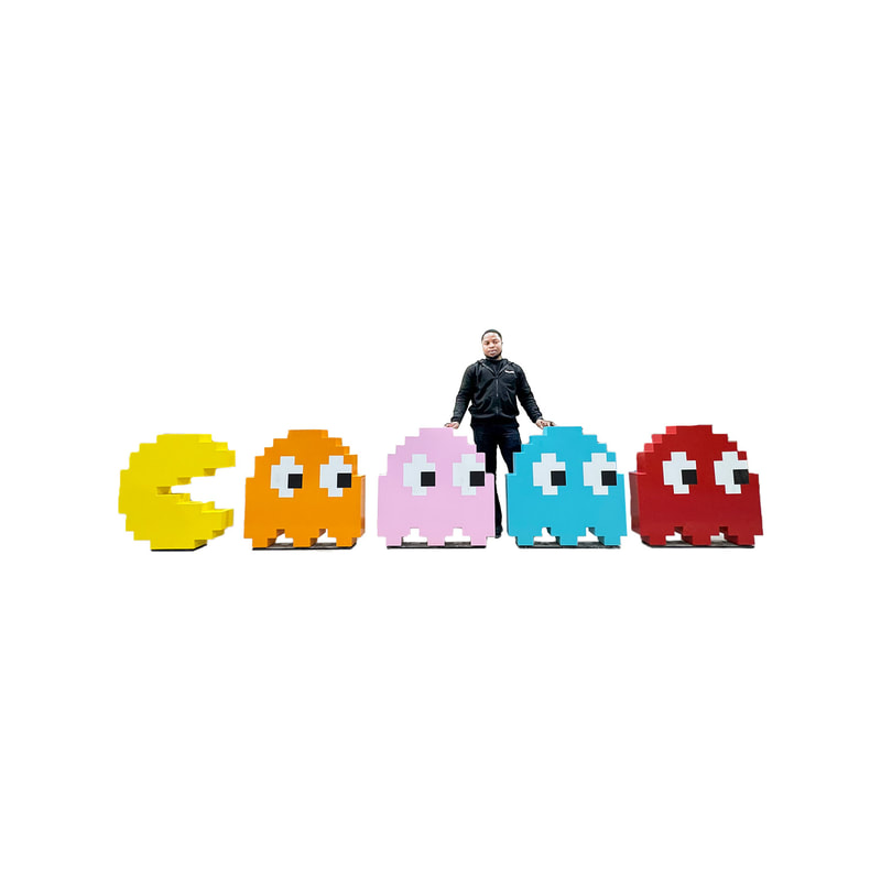 P-PH146-MC 60cm Pac-Man Set