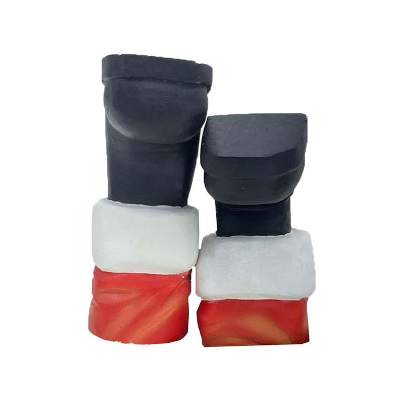 P-PH155-MC Type 2 Santa legs upside down in two parts