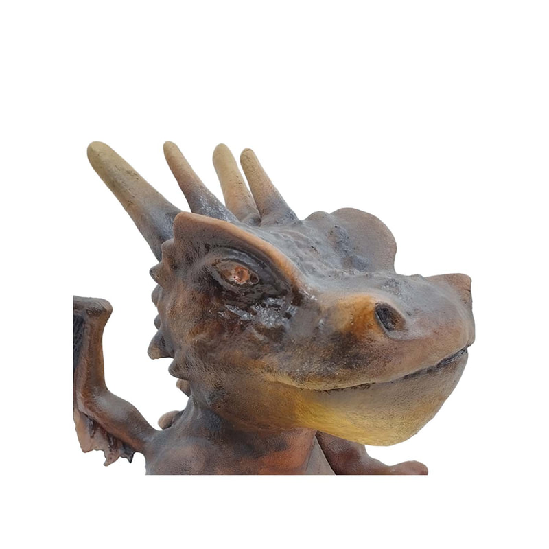 P-PH170-BR 120cm baby dragon with removable wings