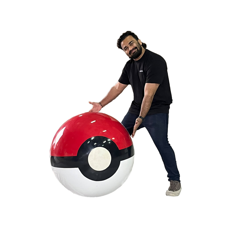P-PH177-MC 80cm medium Pokémon ball