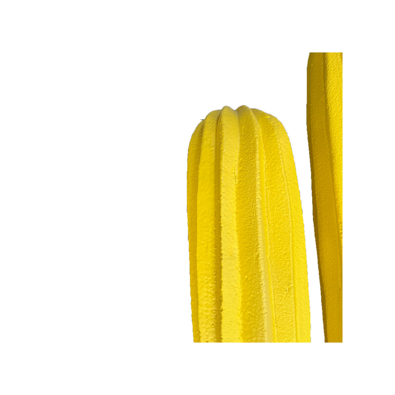 P-PH183-YL Type 1 colourful cactus in yellow