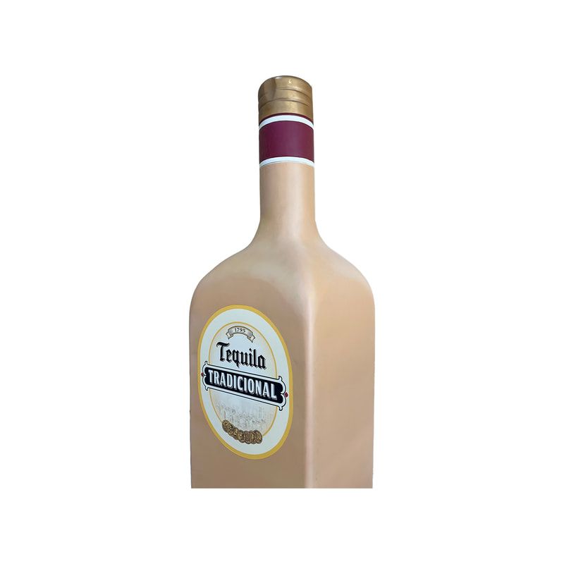 P-PH185-MC 245cm Giant tequila bottle with worm