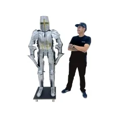 Medieval Suit of Armor - Type 1 - Silver  P-PH186-SI