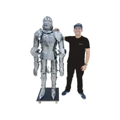 Medieval Suit of Amour - Type 2 - Silver  P-PH187-SI