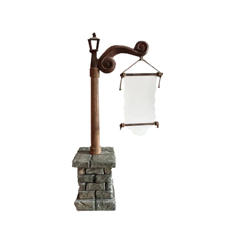 P-PH197-MC 242cm fantasy lamp post 