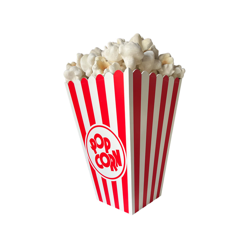 P-PH221-LI 250cm Giant popcorn box with popped corn
