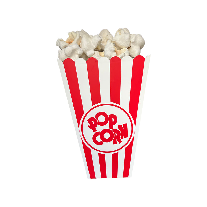 P-PH221-LI 250cm Giant popcorn box with popped corn