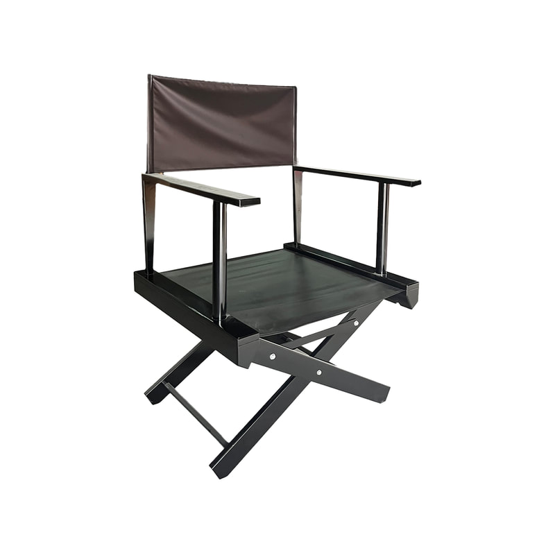 P-TH225-BL 250cm Giant directors chair in black