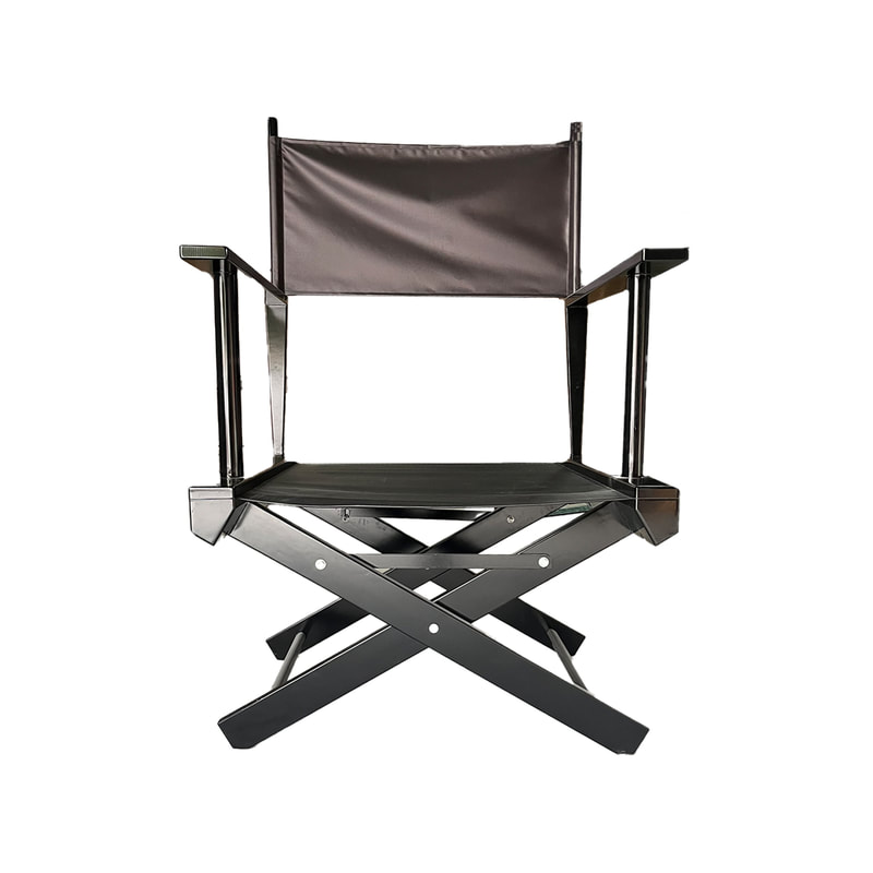 P-TH225-BL 250cm Giant directors chair in black