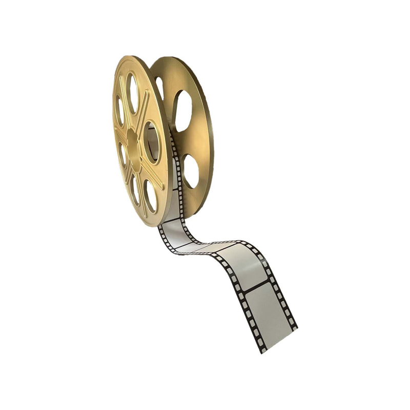 P-PH229-LI 180cm gold film reel with film