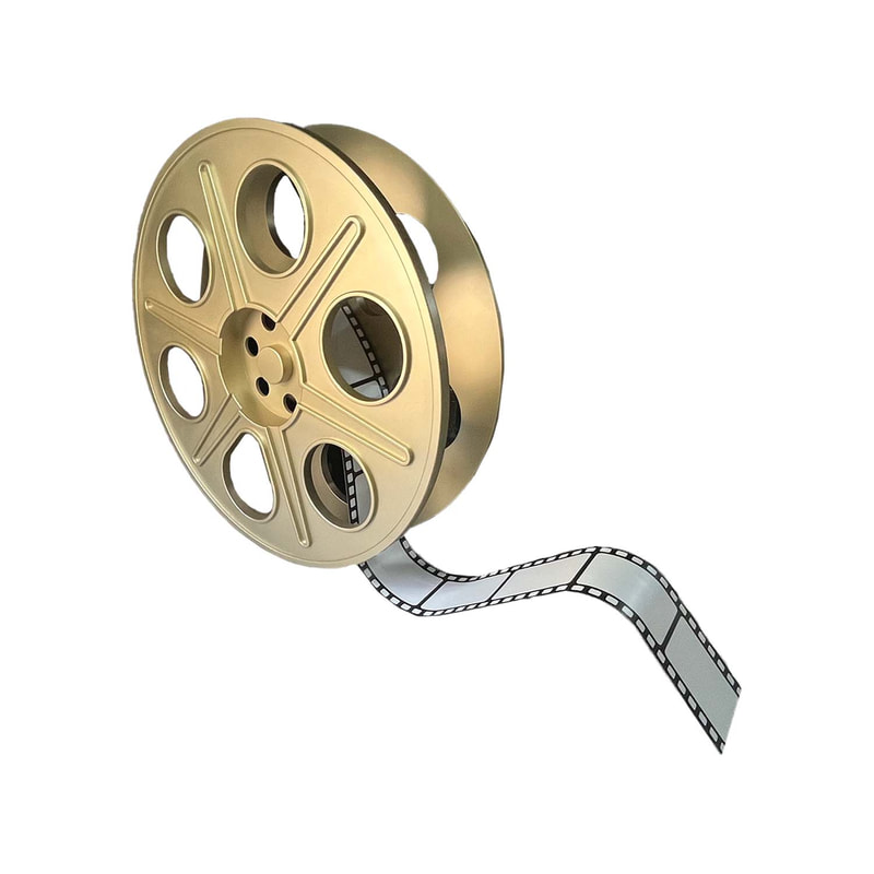 P-PH229-LI 180cm gold film reel with film