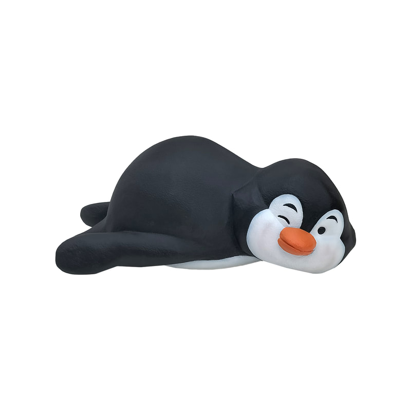 P-PH249-MC Type 9 penguin lying down