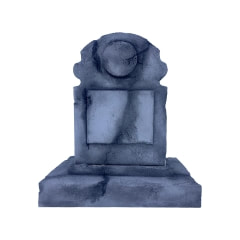 Gravestone - Type 4 - 125cm ​P-PH293-DG
