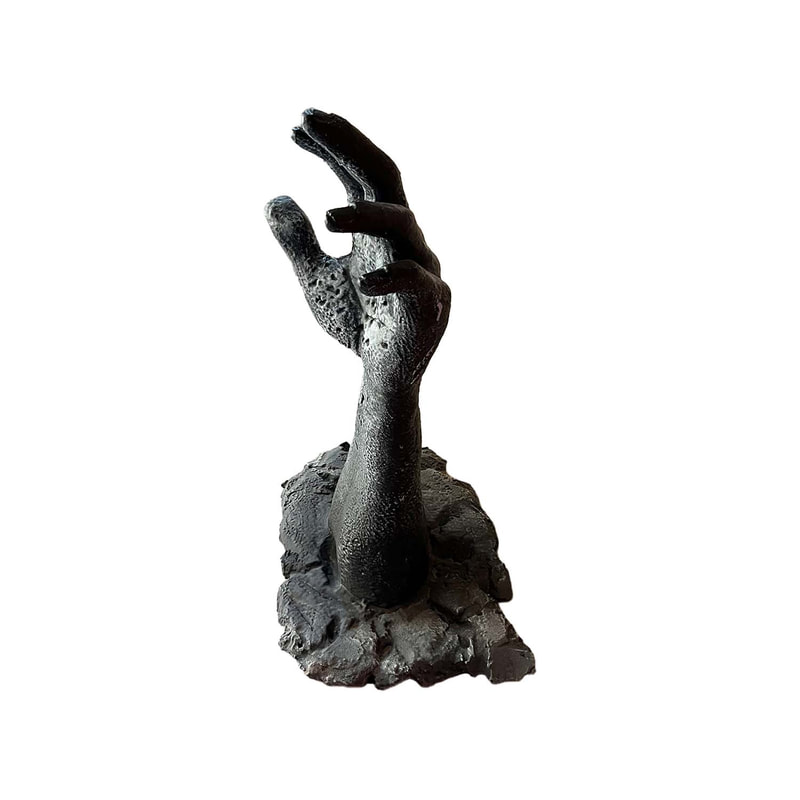 P-PH299-DG 110cm zombie hand reaching from the ground