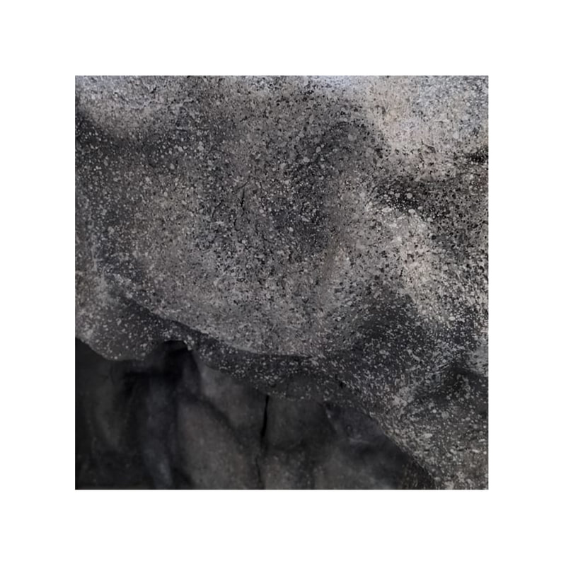 P-PH406-DG 160cm stone cave in dark grey