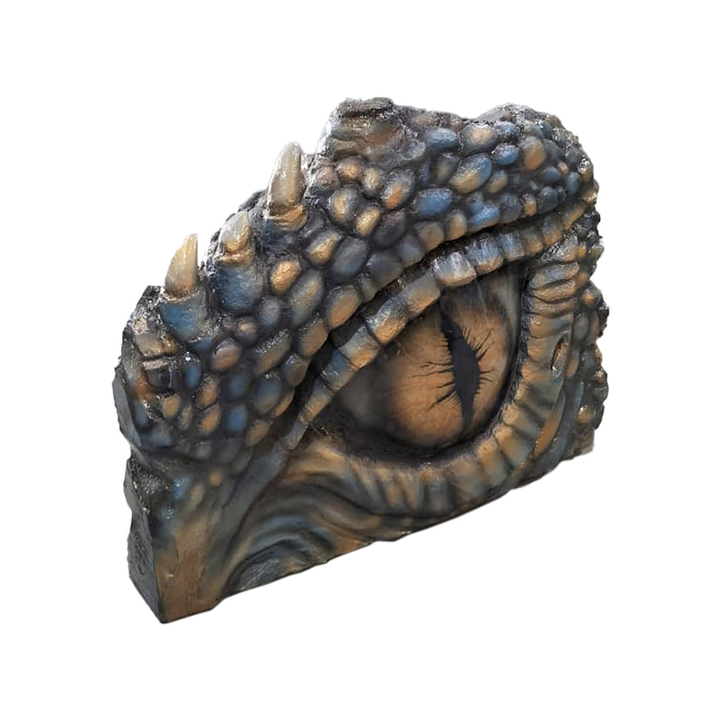 P-PH407-LI 100cm dragon eye in blue + gold detail