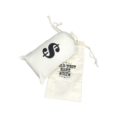 Money Bag - Black + Cream  P-PH410-BC