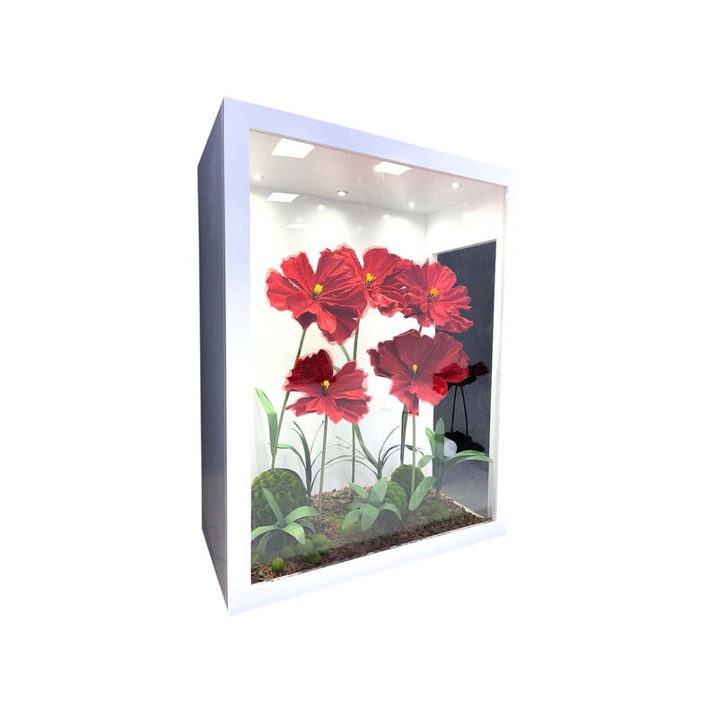 P-PH439-WH 260cm magazine photobooth in white