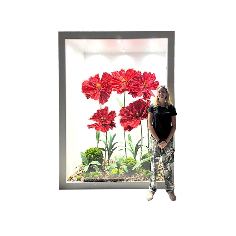 P-PH439-WH 260cm magazine photobooth in white