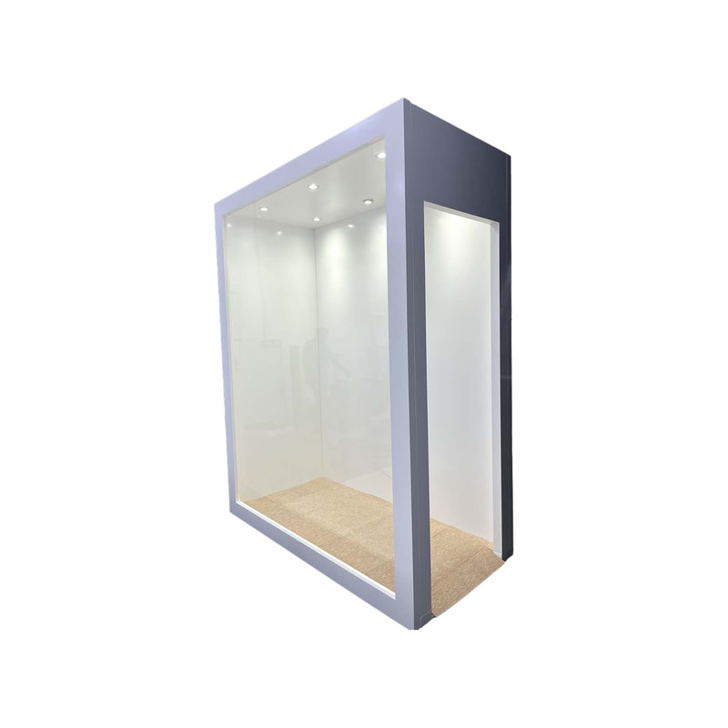 P-PH439-WH 260cm magazine photobooth in white