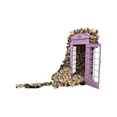 Telephone Booth - 220cm - Mid Pink ​P-PK136-PI